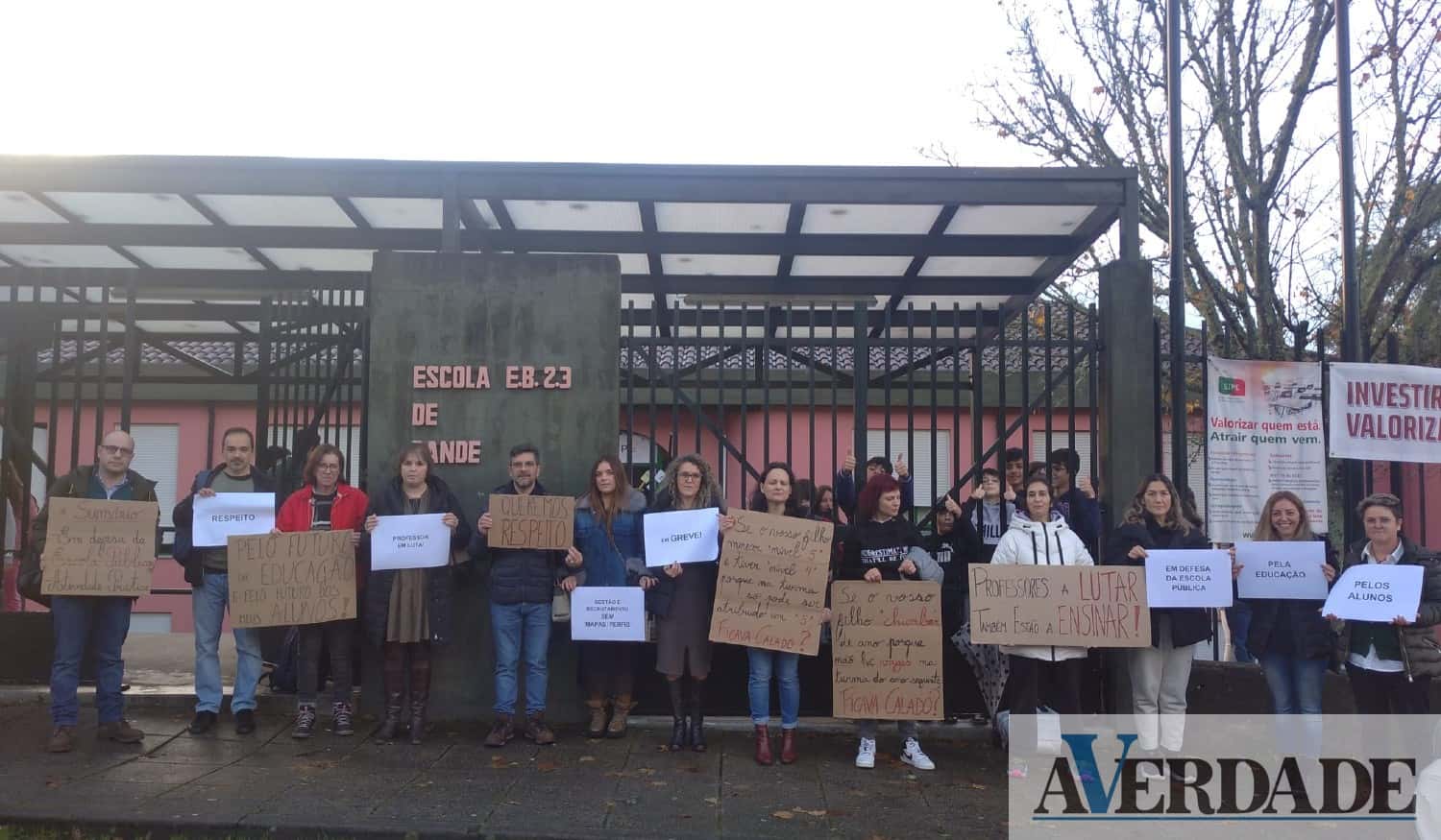 Professores de escolas de Sande referem que "Quem não luta pelo que quer, aceita o que vier"