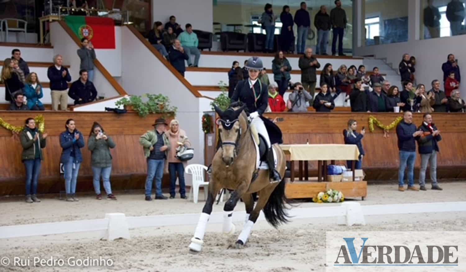 Paços de Ferreira: Maria Eduarda Castelo ficou em terceiro na final da Taça de Portugal de Dressage