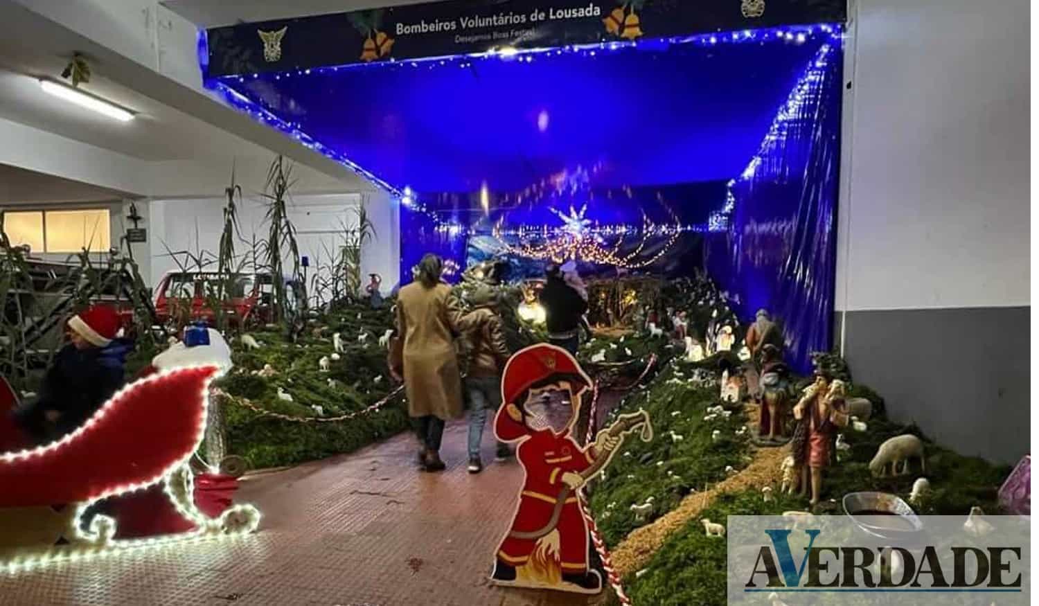 Natal: Presépio dos Bombeiros Voluntários de Lousada pode ser visitado até dia 6 de janeiro