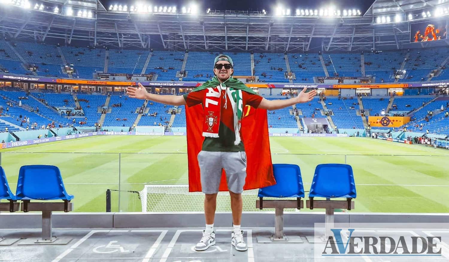 Bruno Monteiro viveu uma experiência "mágica" desde que pisou o aeroporto rumo ao Qatar