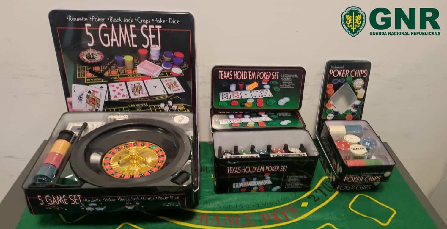 GNR apreendeu material de jogo ilegal em Paredes