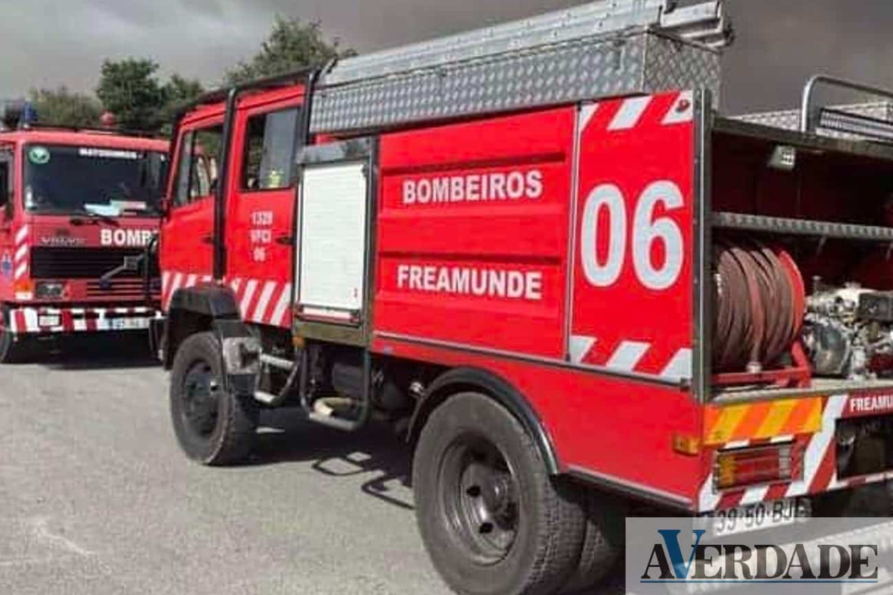 Incêndio deflagrou numa fábrica de polimentos em Paços de Ferreira