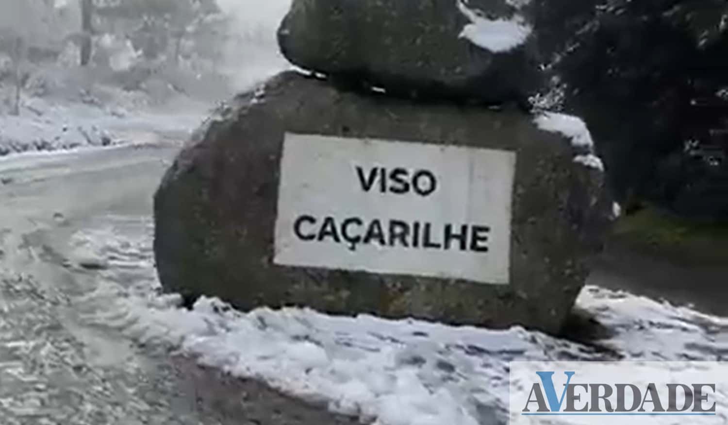 Celorico de Basto: Estrada Caçarilhe-Rego encontra-se cortada devido à queda de neve