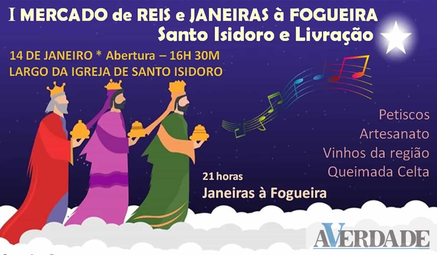 Marco de Canaveses: I Mercado de Reis e Janeiras à Fogueira acontece em Santo Isidoro e Livração