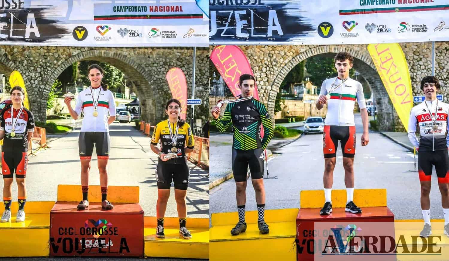 Atletas do Penafiel Bike Clube coroados como novos "Reis e Rainhas" do ciclocrosse