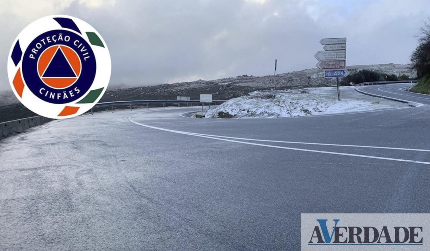 Transportes escolares antecipados devido à queda de neve na Serra de Montemuro
