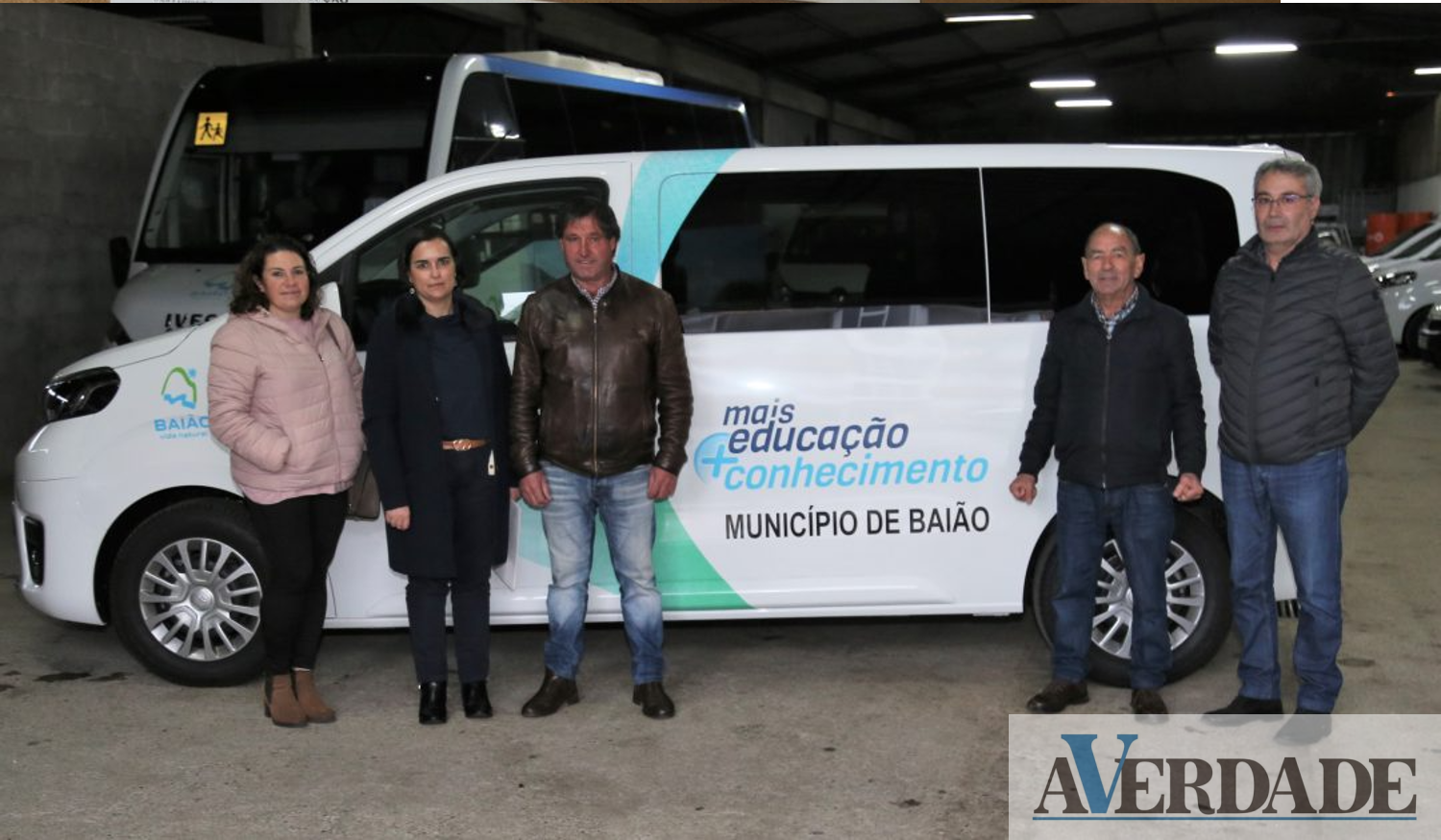 Município de Baião adquire nova viatura para transporte escolar