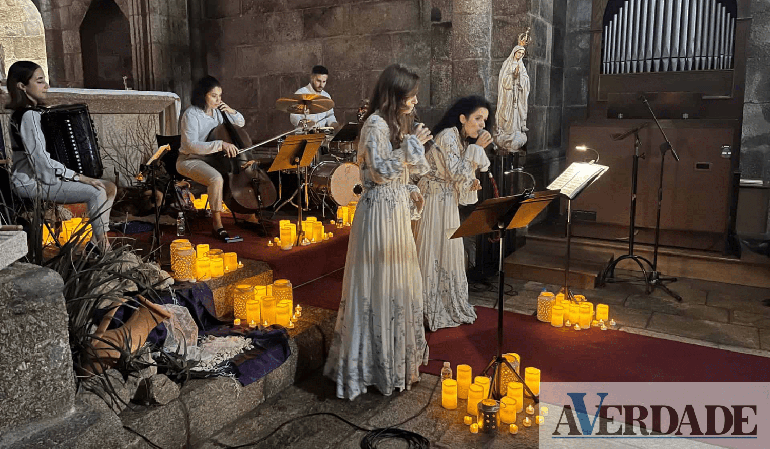 Amarante: Grupo CANTUSd'Alma Iluminado regressa para atuação no Mosteiro de Mancelos 