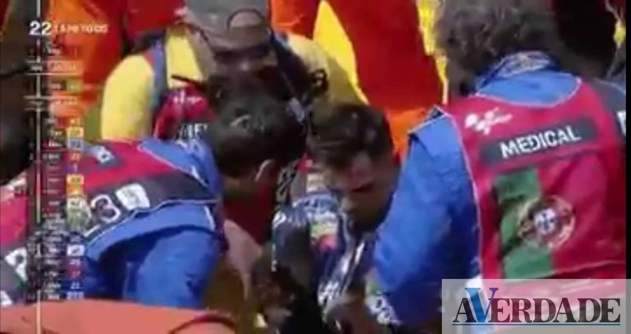 Equipa da VMER do Vale do Sousa socorre Miguel Oliveira no MotoGP