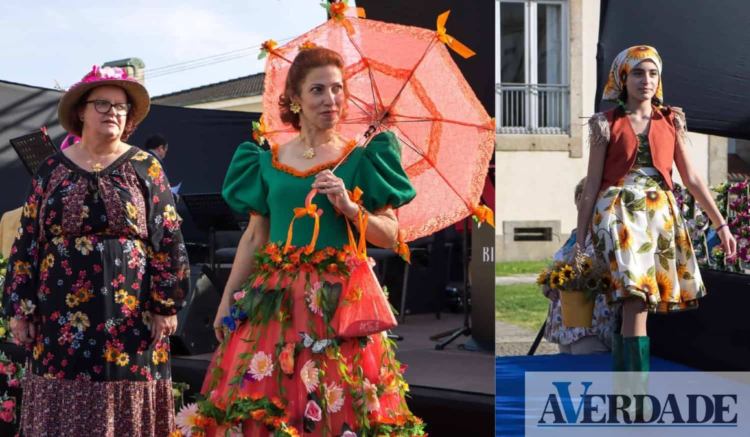 Fernanda Dias e Inês Rocha partilharam gosto por "arte, moda e flores" no Desfile de Vestidos de Flores