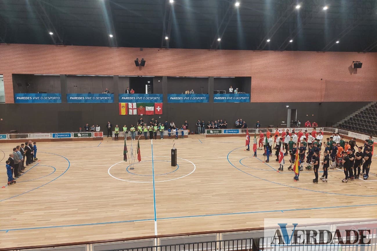 Multiusos de Paredes acolhe Campeonato Europeu de Hóquei em Patins até este sábado