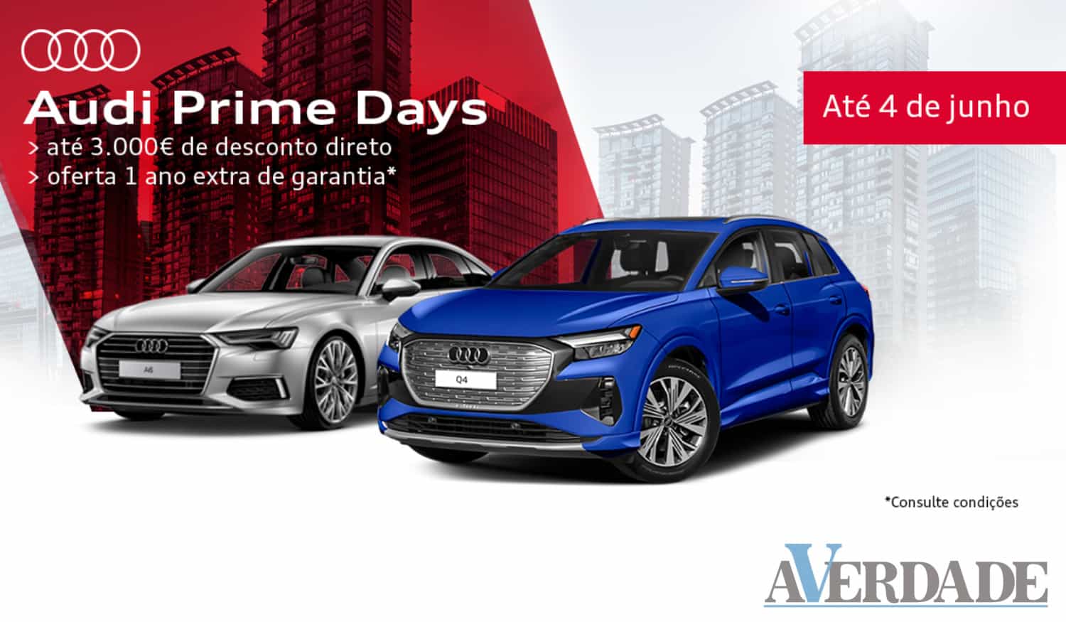 Audi Prime Days na Carby de Penafiel com descontos até três mil euros