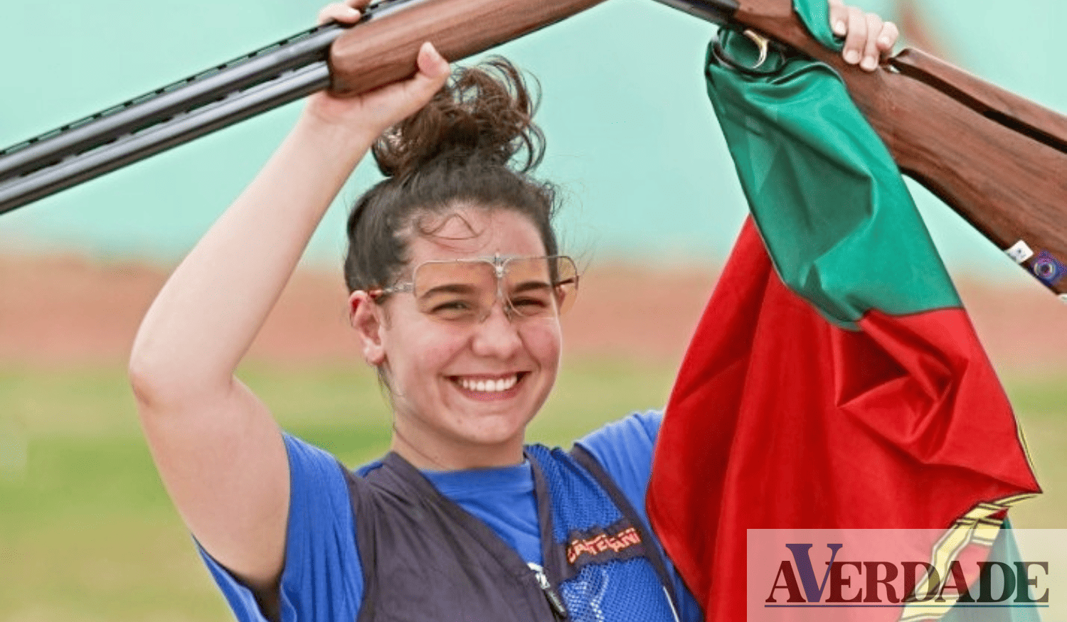 Avô e pai levaram Inês de Barros a apaixonar-se pela modalidade de tiro com armas de caça