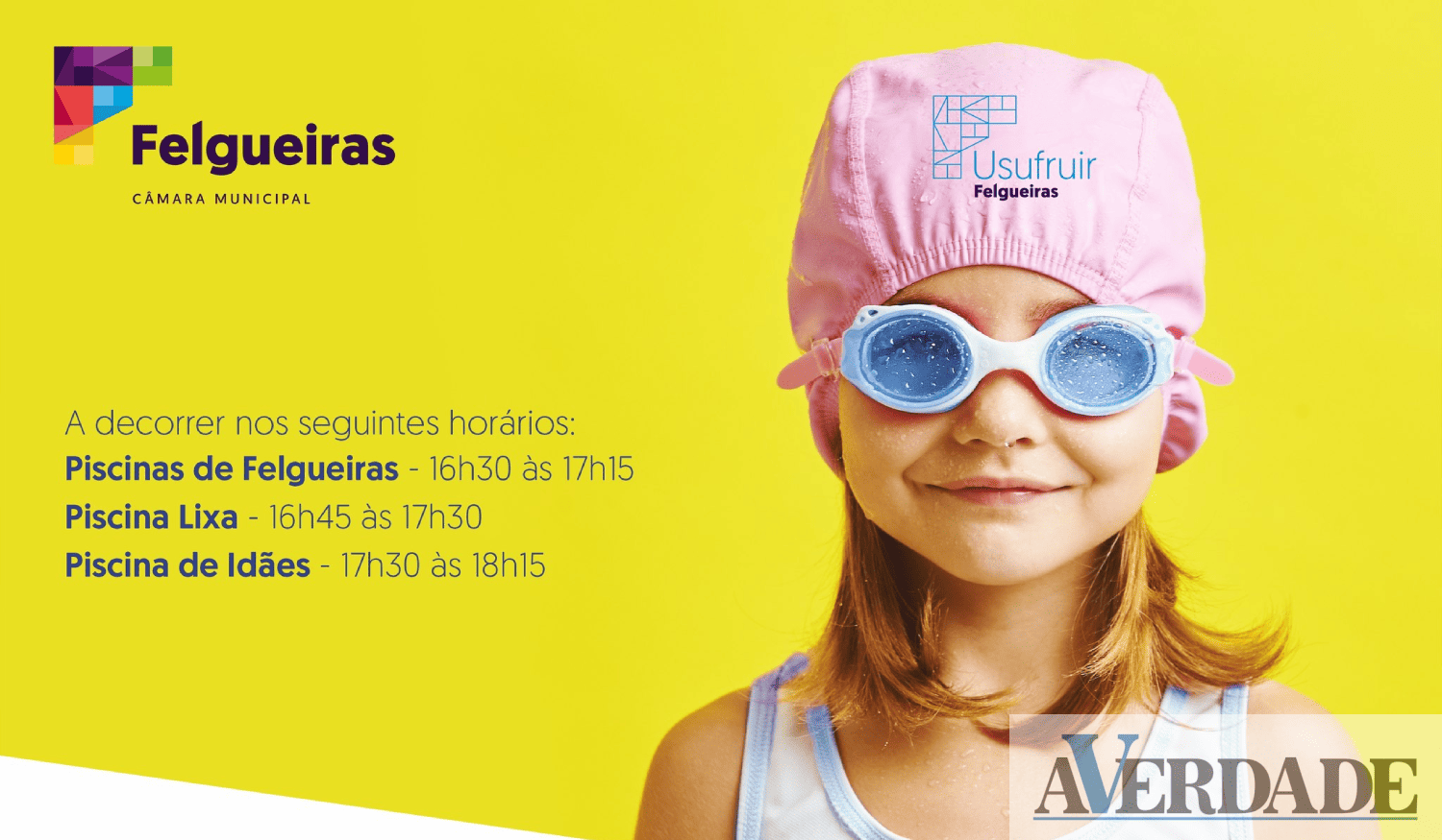 Piscinas Municipais de Felgueiras, Idães e Lixa vão promover aulas de natação intensivas 