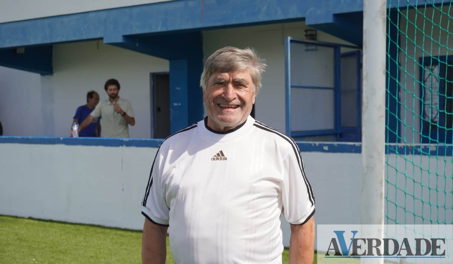 Abílio Pinto foi uma das "velhas glórias" a voltar ao campo do GD Livração