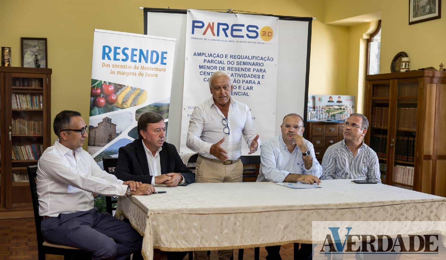 Assinado auto de consingação da obra de ampliação do Seminário Menor de Resende