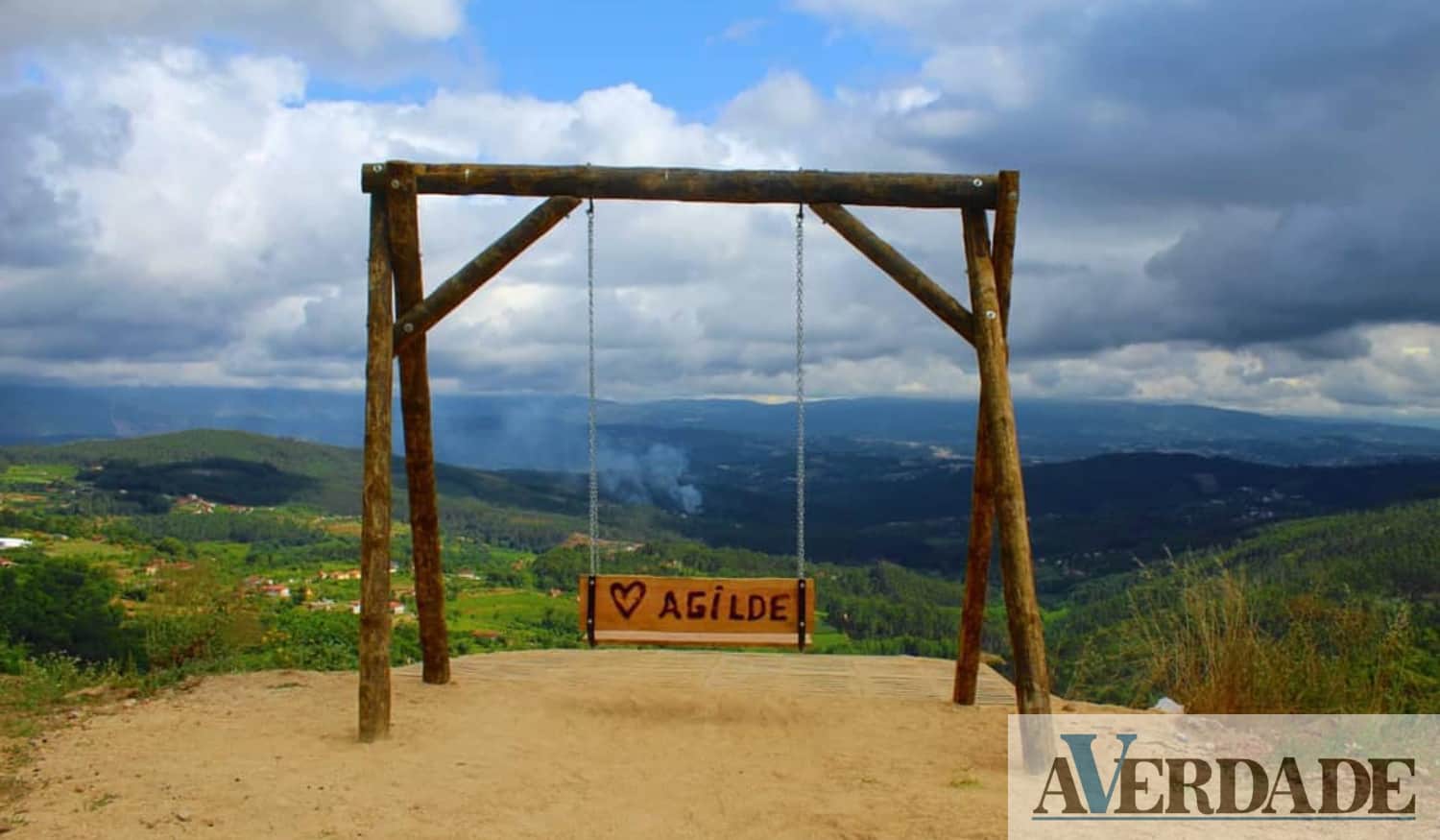 Celorico de Basto: Conheça o Baloiço de Agilde, com vista para a Serra da Cabreira e o Rio Tâmega