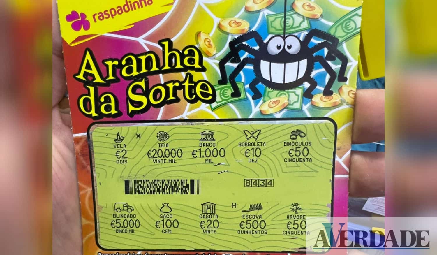 Marcoense ganha 20 mil euros em raspadinha