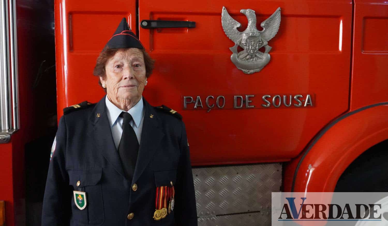 Para Marília Sousa ser bombeira há 54 anos "é uma honra muito grande"