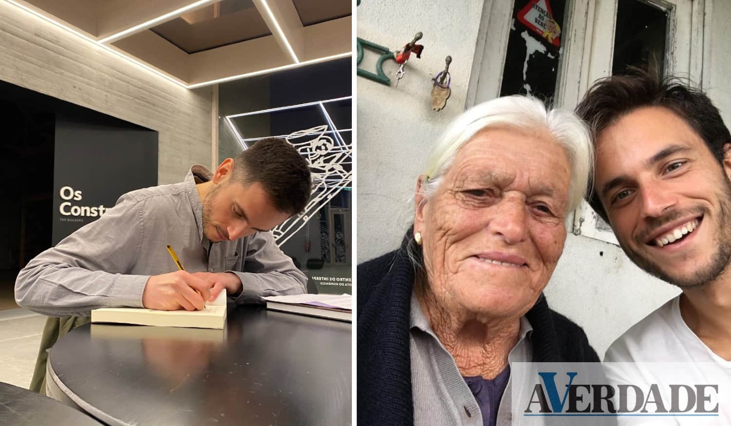 Jorge Moreira inspira-se na avó para escrever e "contar histórias"