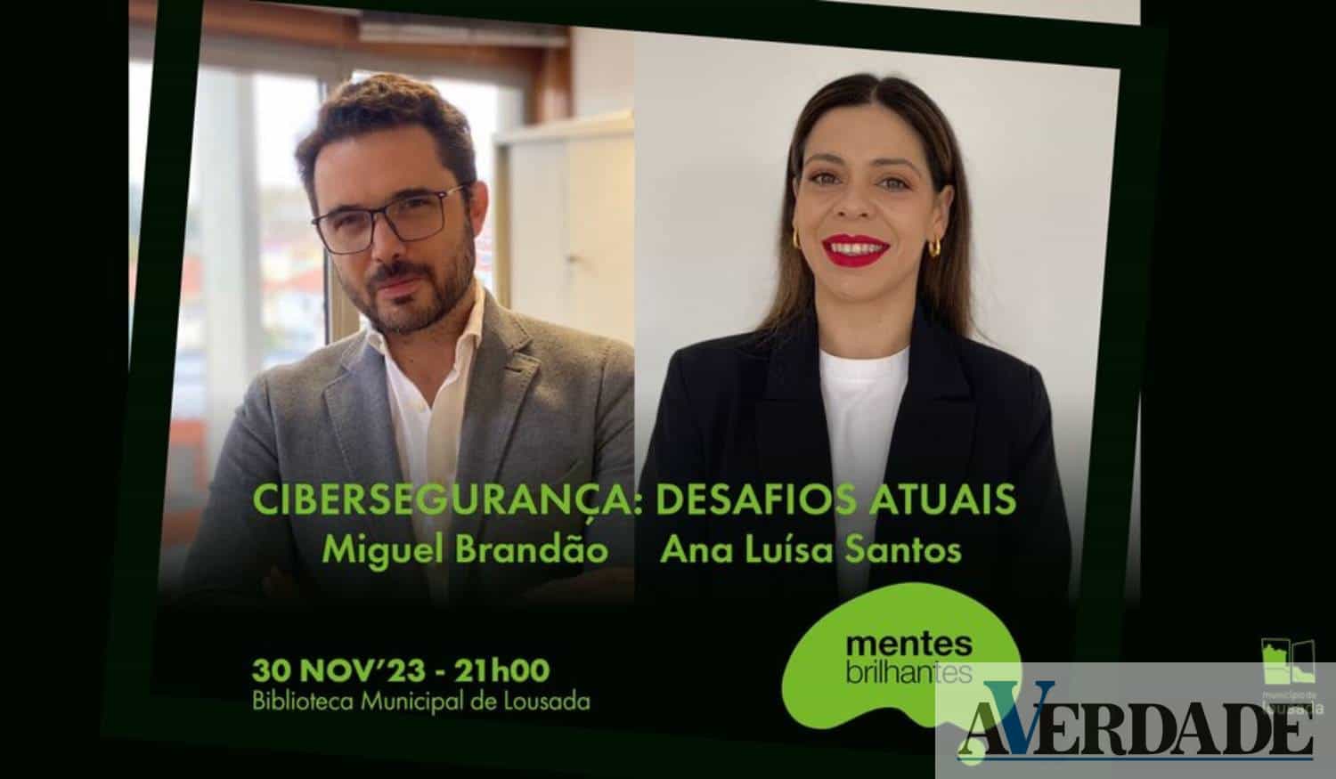 Desafios atuais da cibersegurança em debate no próximo Mentes Brilhantes em Lousada