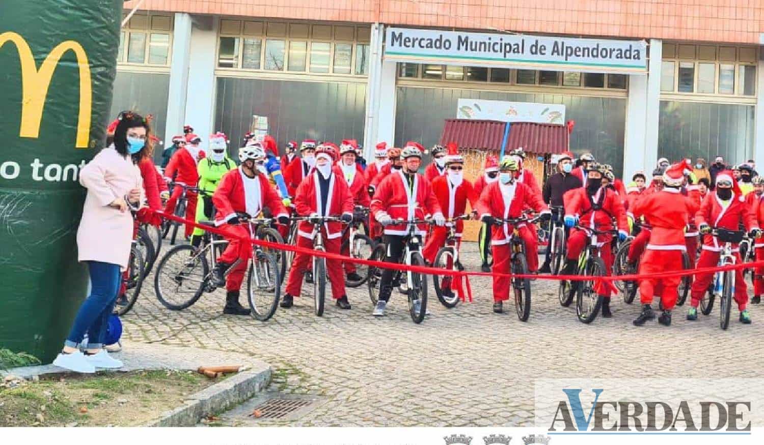 Marco de Canaveses: Alpendorada acolhe terceira edição do Passeio do Pai Natal em Bicicleta