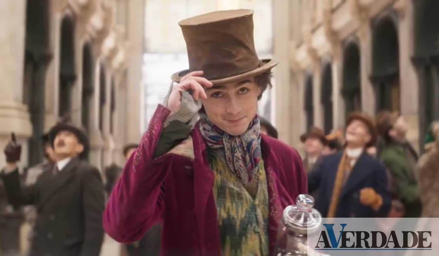 Sessão de cinema ao ar livre apresenta "Wonka" no Mercado Municipal de Amarante