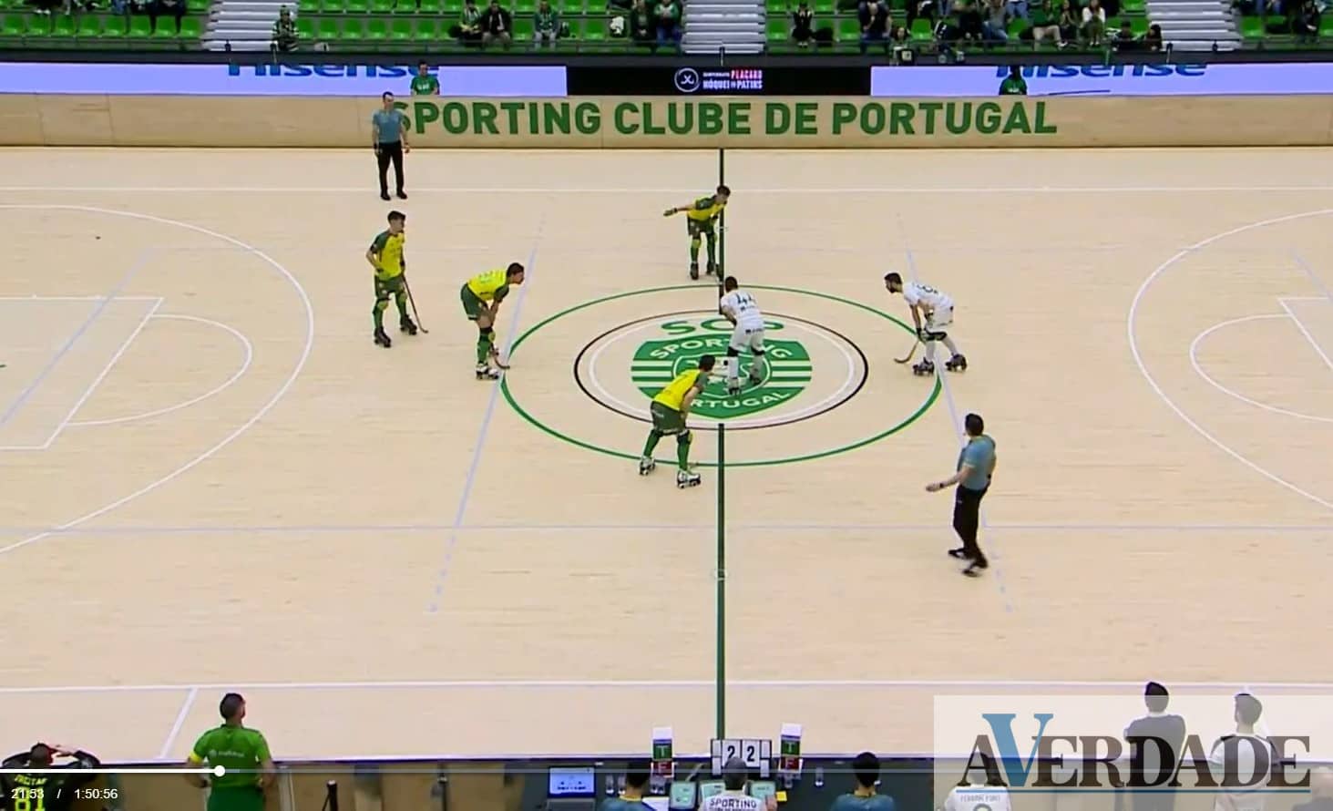 HÓQUEI EM PATINS: Juventude Pacense perde mas faz suar Sporting CP