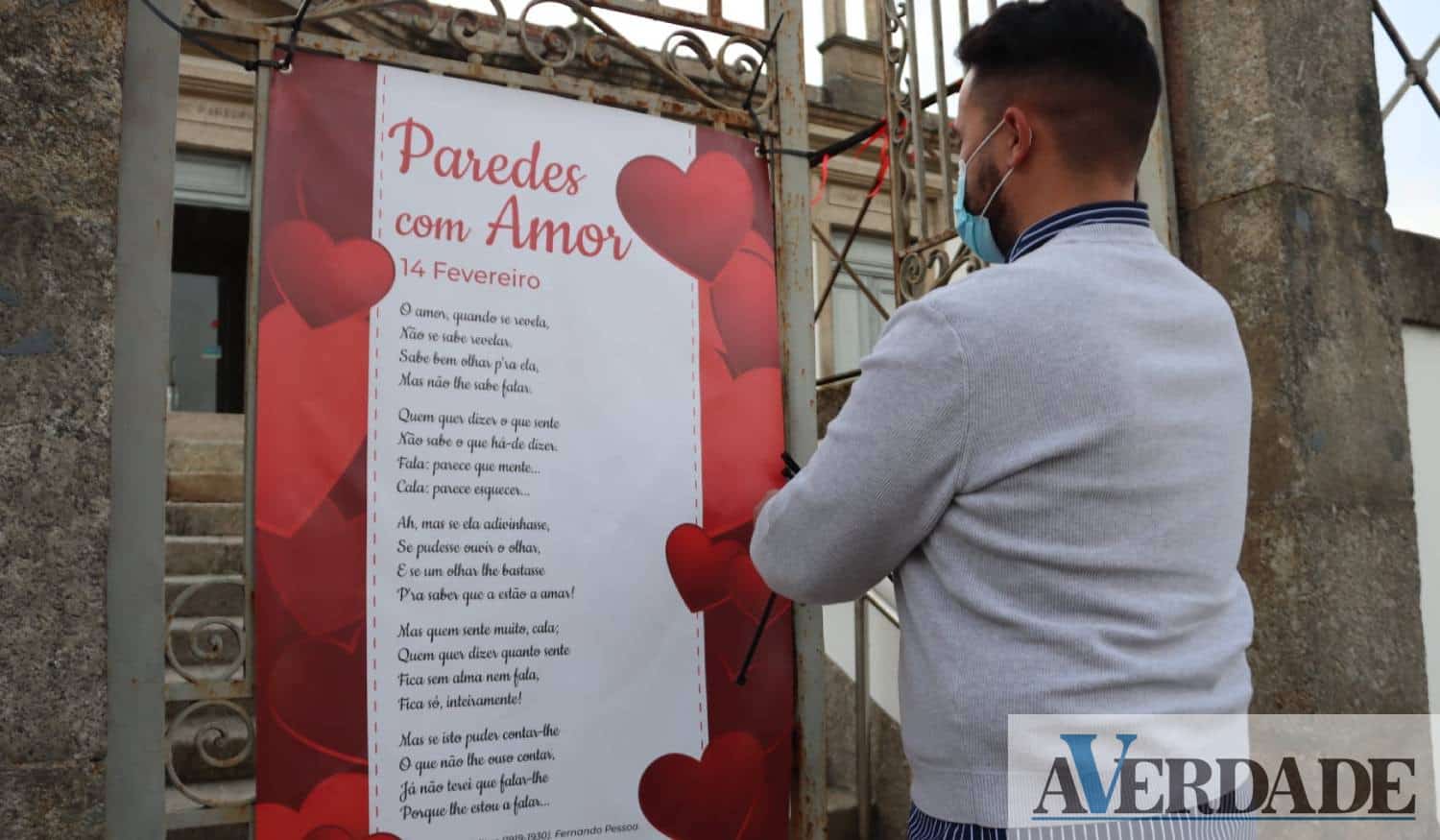 Jardins da Casa da Cultura de Paredes vão 'vestir-se' com as cores do amor