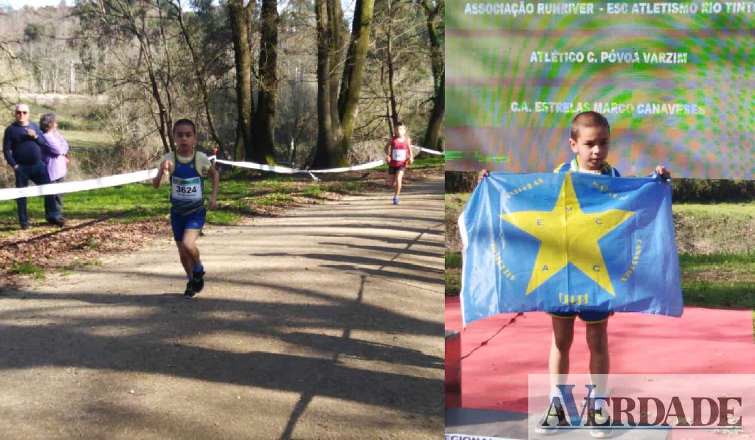 Atleta do Clube Estrelas Marco alcançou 3.º lugar no Campeonato Regional de Corta Mato