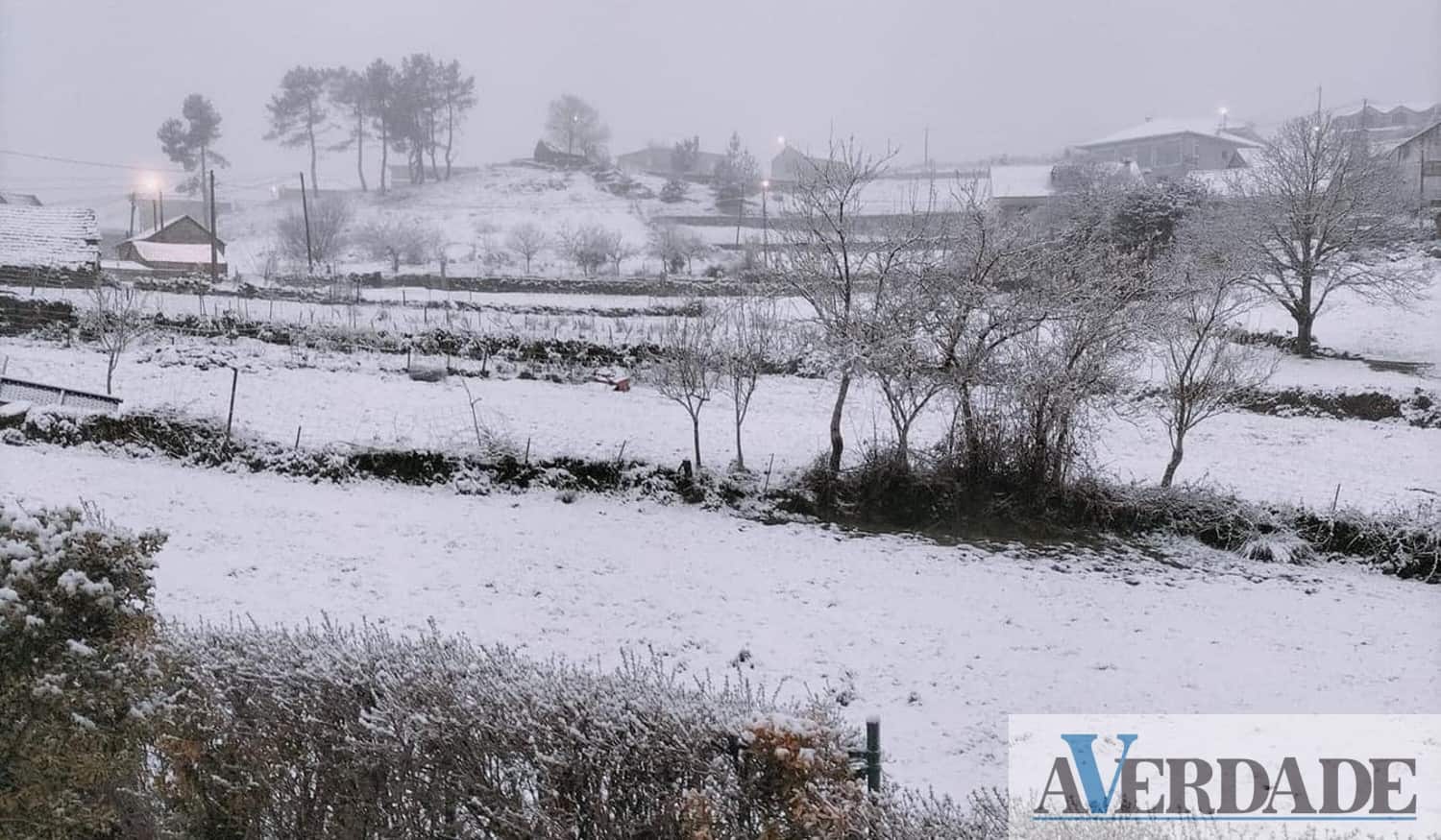 Cinfães: Domingo de Páscoa com neve na Gralheira