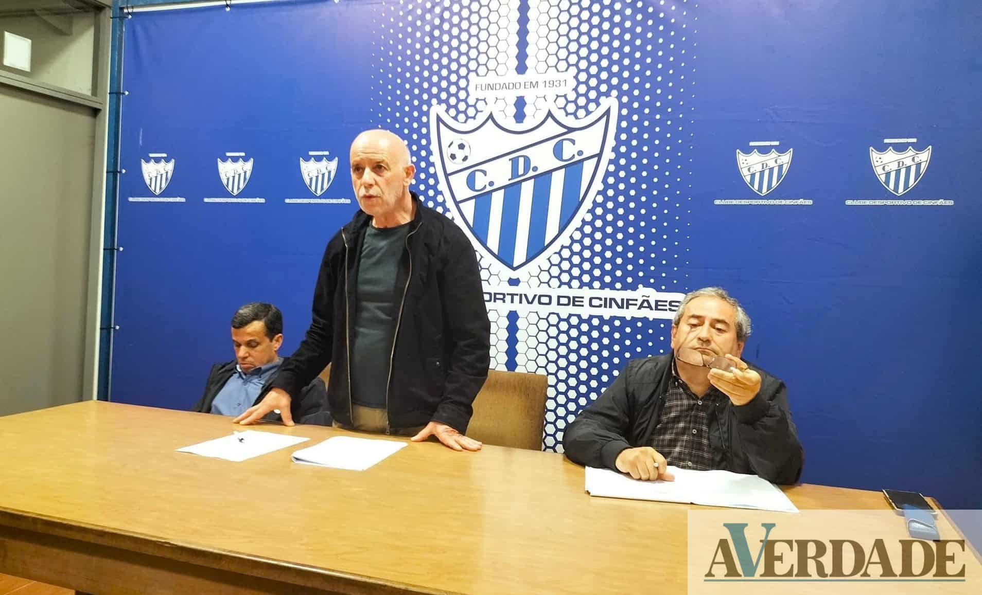 Presidente do CD Cinf&atilde;es diz que subida de divis&atilde;o &eacute; resultado de "muito esfor&ccedil;o e dedica&ccedil;&atilde;o"