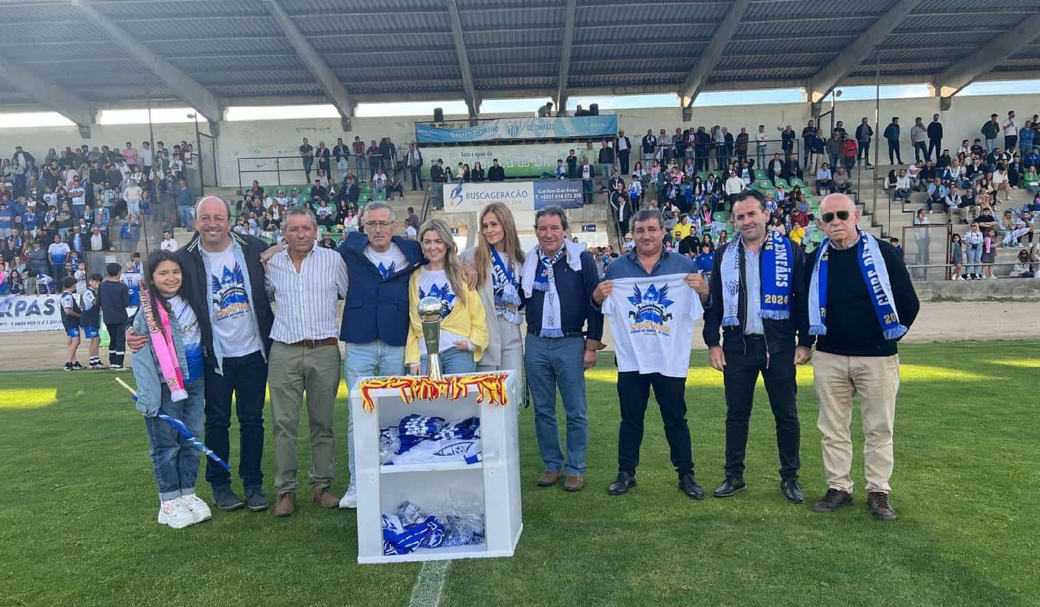 Clube Desportivo de Cinfães comemorou conquista da Divisão de Honra este domingo