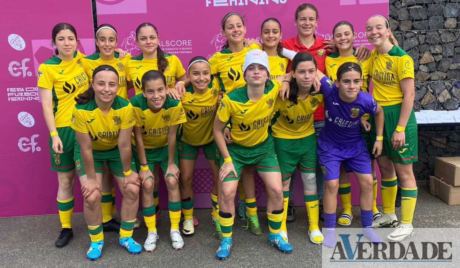 Equipa sub-15 de Paços de Ferreira estreou-se na Festa do Futebol Feminino Fase Nacional