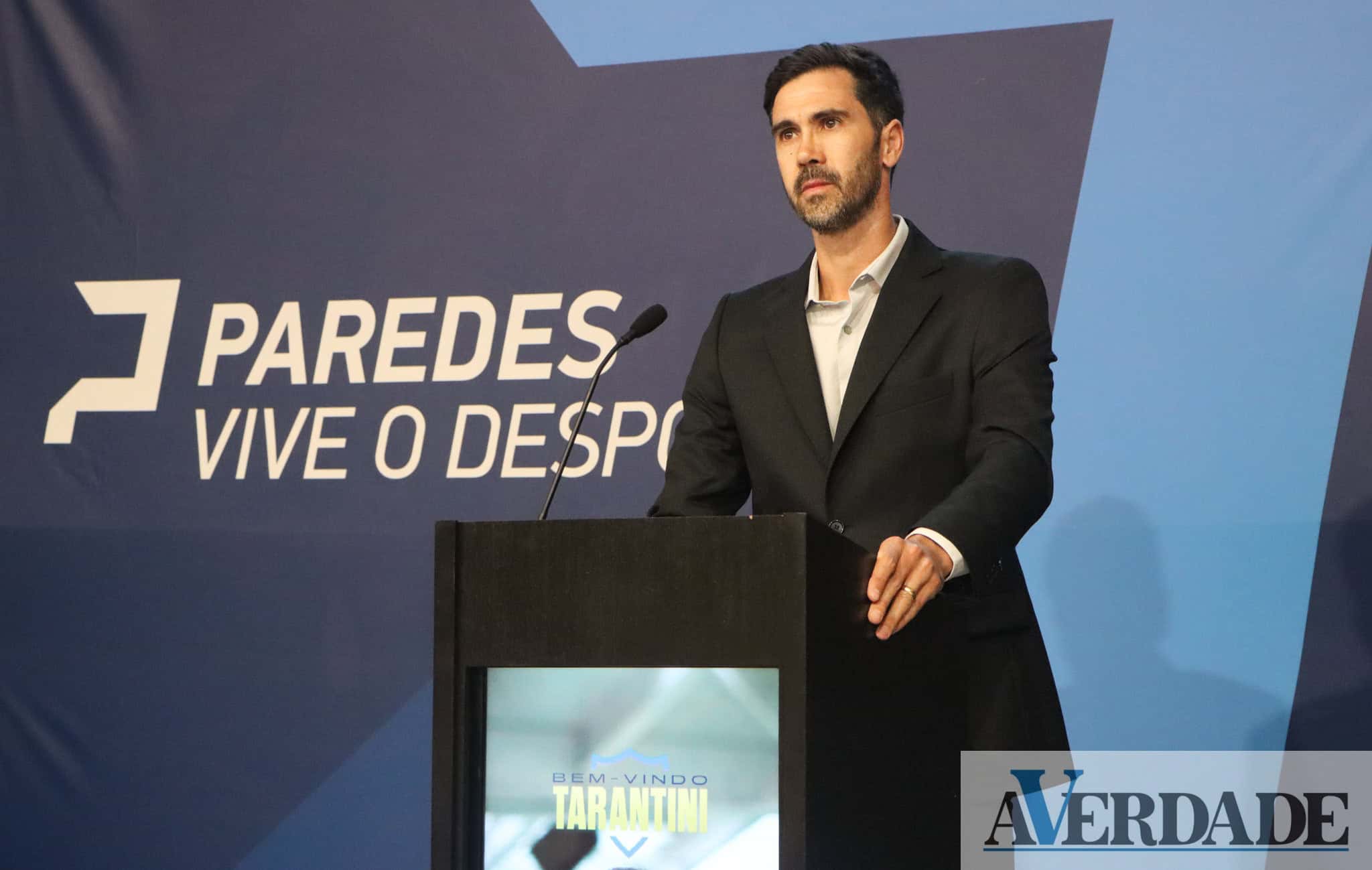 Tarantini apresentado como novo treinador do União SC Paredes: "Estou com muita fome de trabalhar"