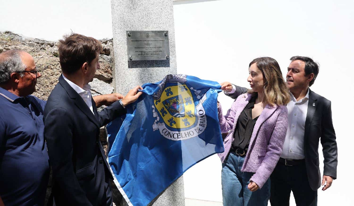Baião: Inaugurada requalificação da Avenida Gregório da Fonseca com homenagem a Luís Rocha Monteiro