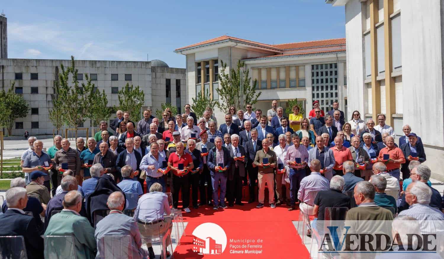 Município de Paços de Ferreira inaugurou Praça da Liberdade e homenageou 250 ex-combatentes