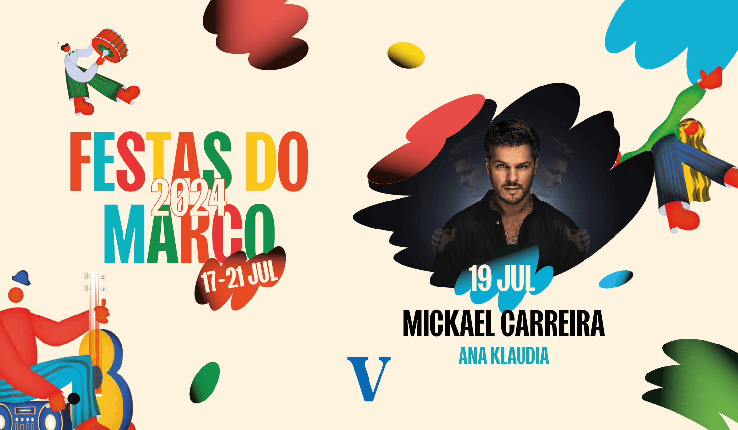 Mickael Carreira anima as Festas do Marco esta sexta-feira