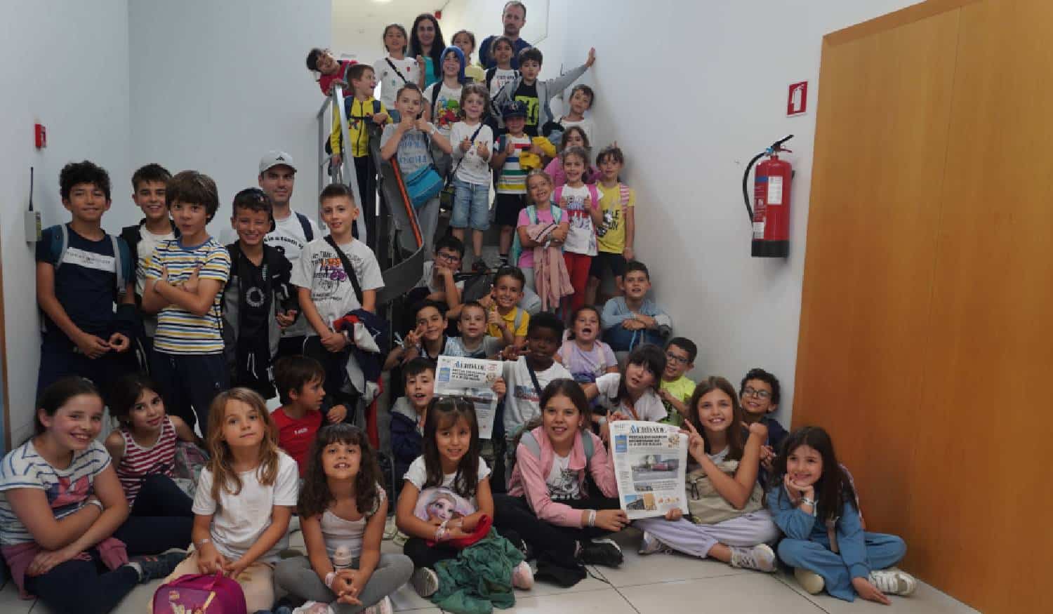 Crianças do Clube de Férias de Verão do Marco de Canaveses visitaram o Jornal A VERDADE
