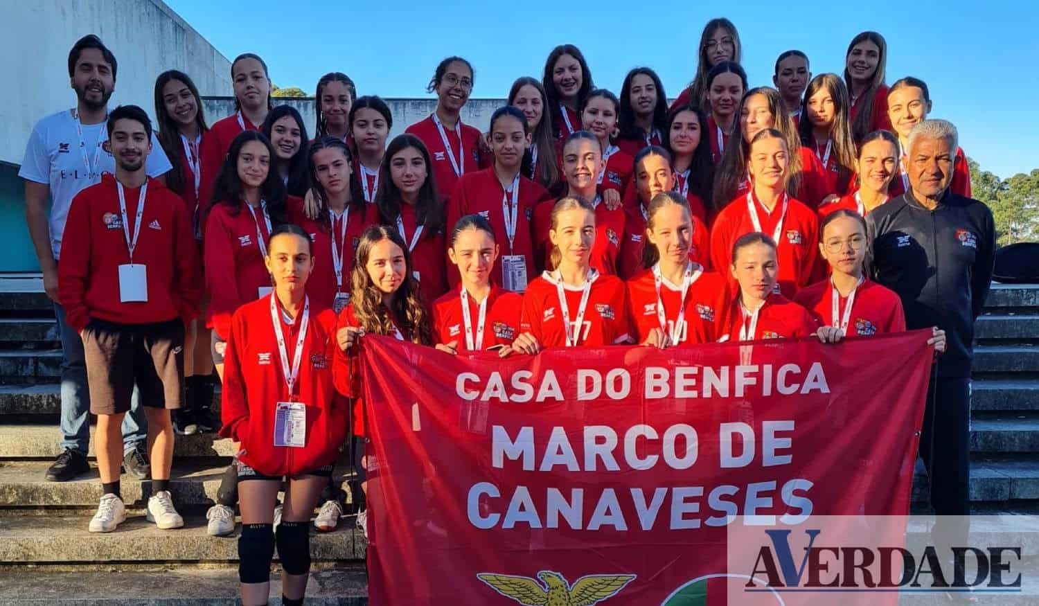 Casa do Benfica do Marco de Canaveses conquistou dois pódios na AMB Volleyball Cup