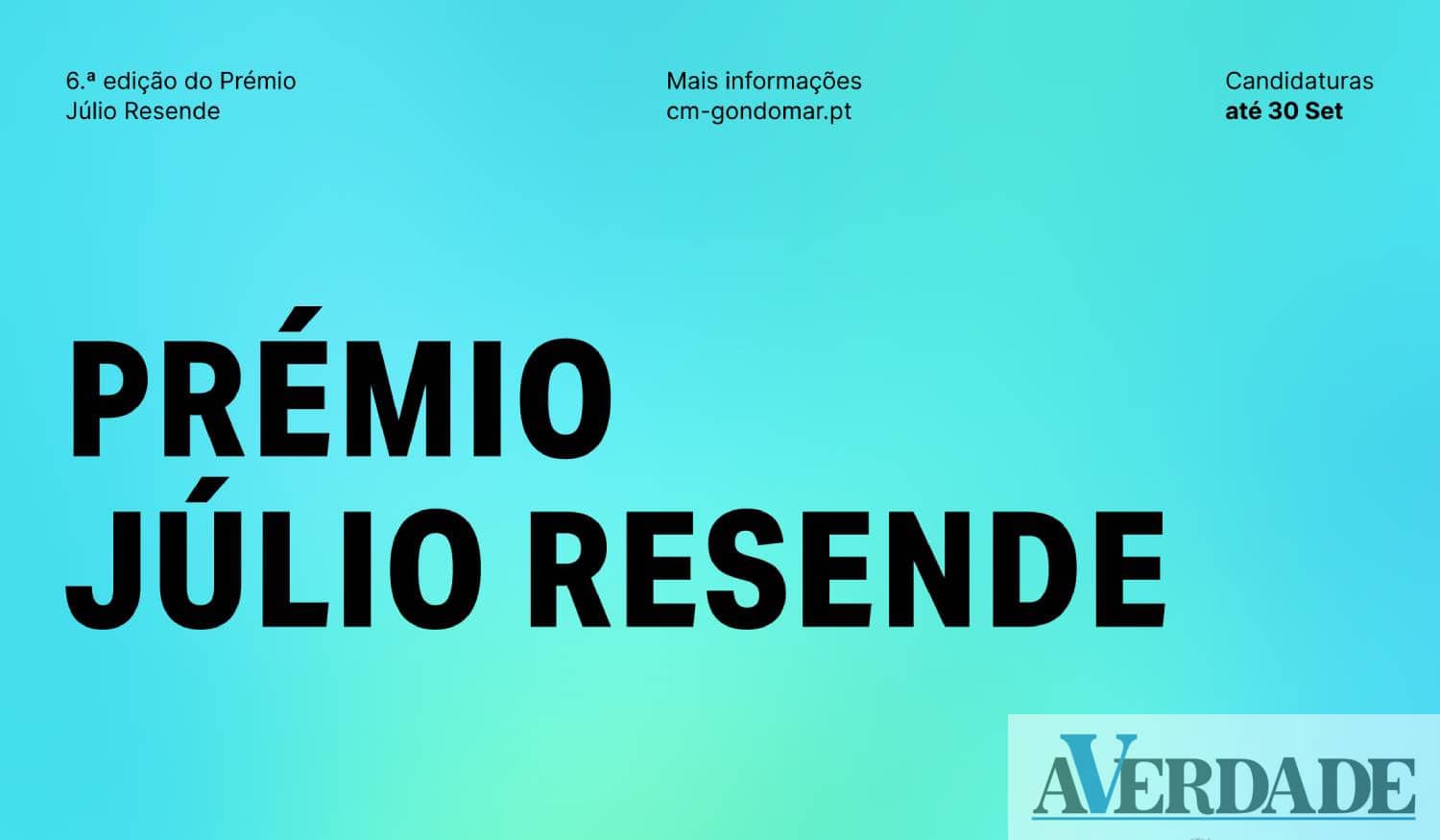 Gondomar: Candidaturas à 6.ª edição do Prémio Júlio Resende decorrem até 30 de setembro