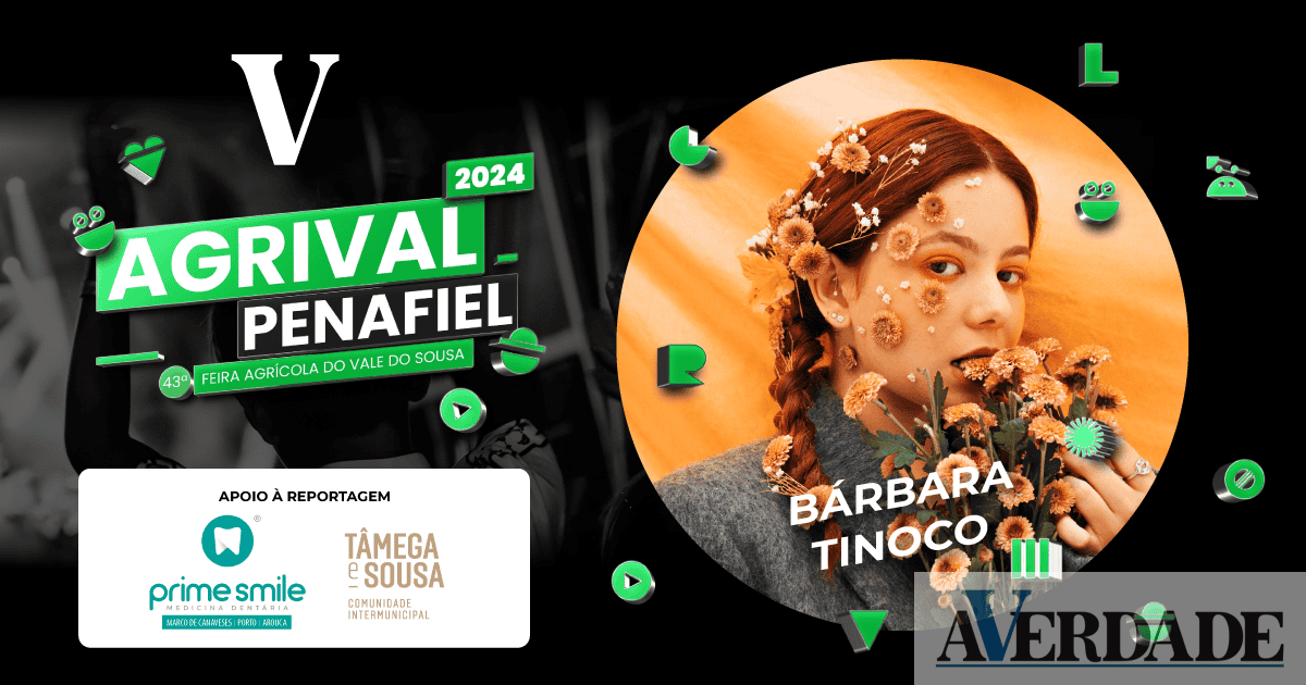 Bárbara Tinoco é a artista deste sabádo na AGRIVAL