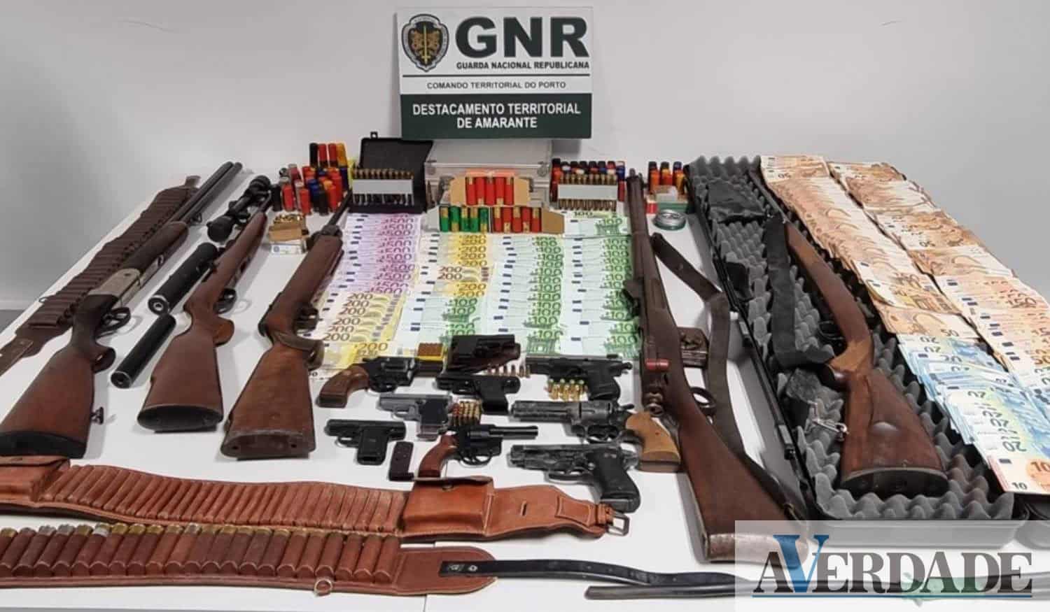 GNR deteve homem de 65 anos por posse de arma proibida em Amarante
