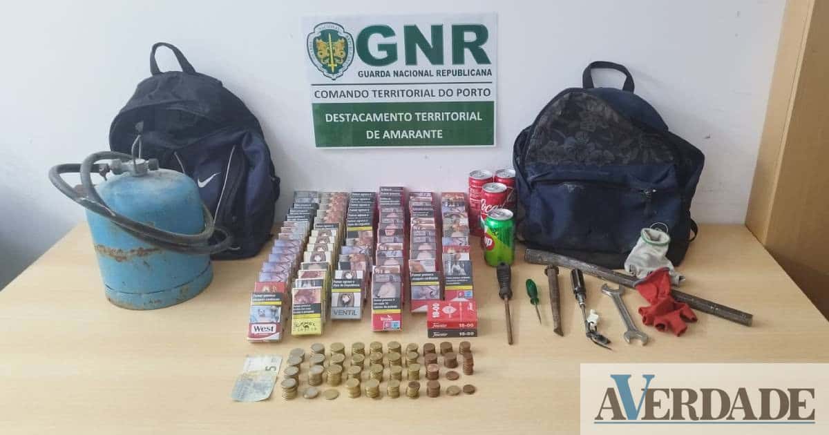 Mulher de 42 anos detida em flagrante por furto em Marco de Canaveses