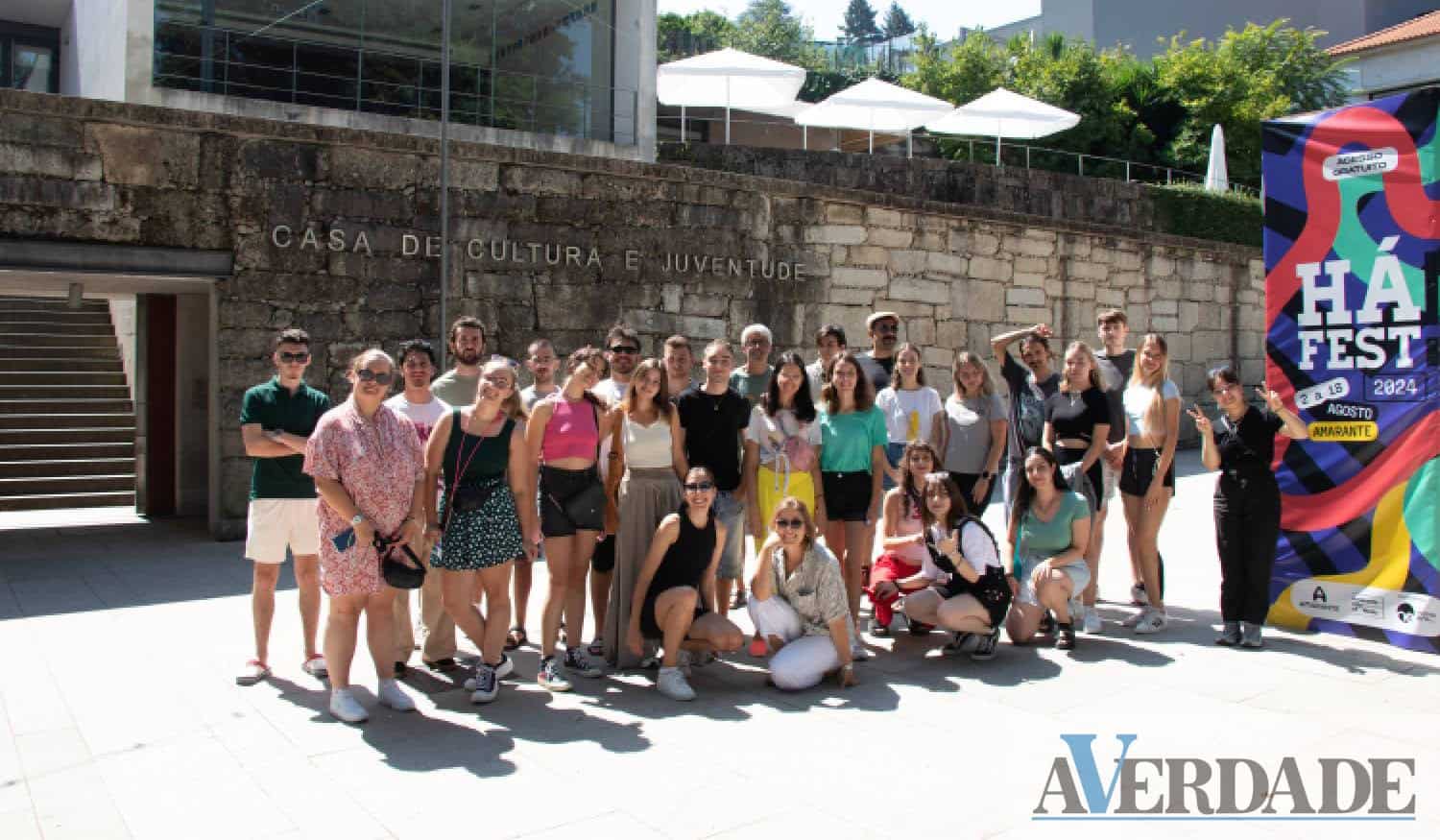 Amarante: Intercâmbio de Jovens junta-se ao "Há Fest!" com arte de rua