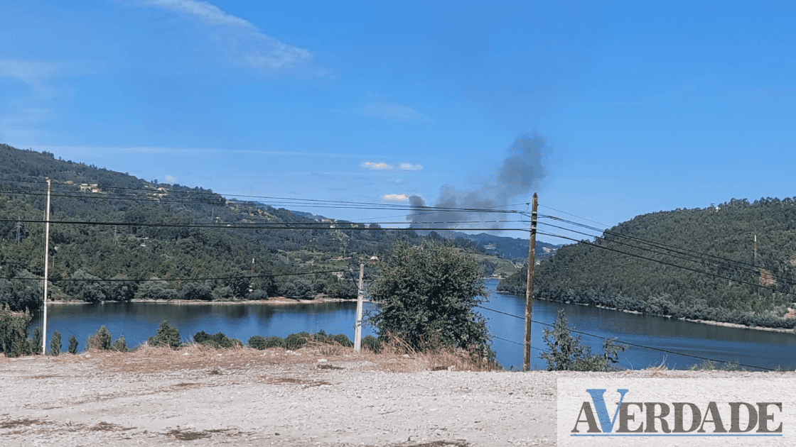 Bombeiros de Penafiel acionados para combater  incêndio em Abragão