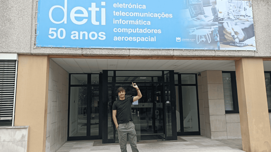 Pedro Ribeiro entrou no curso de Engenharia Aeroespacial e sonha trabalhar na NASA