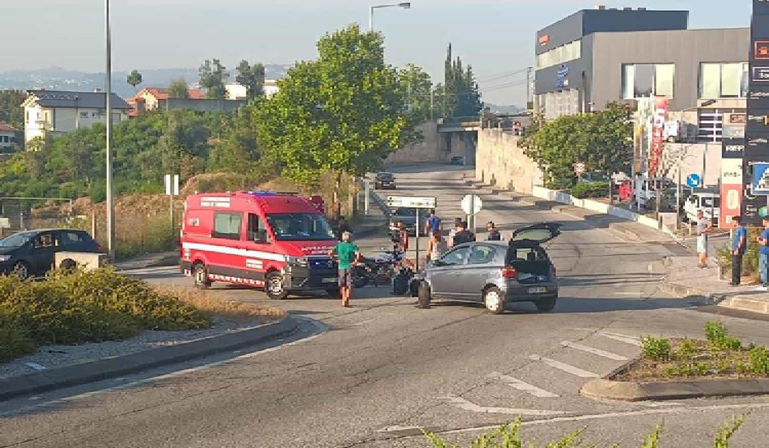 Acidente em Marco de Canaveses provoca dois feridos