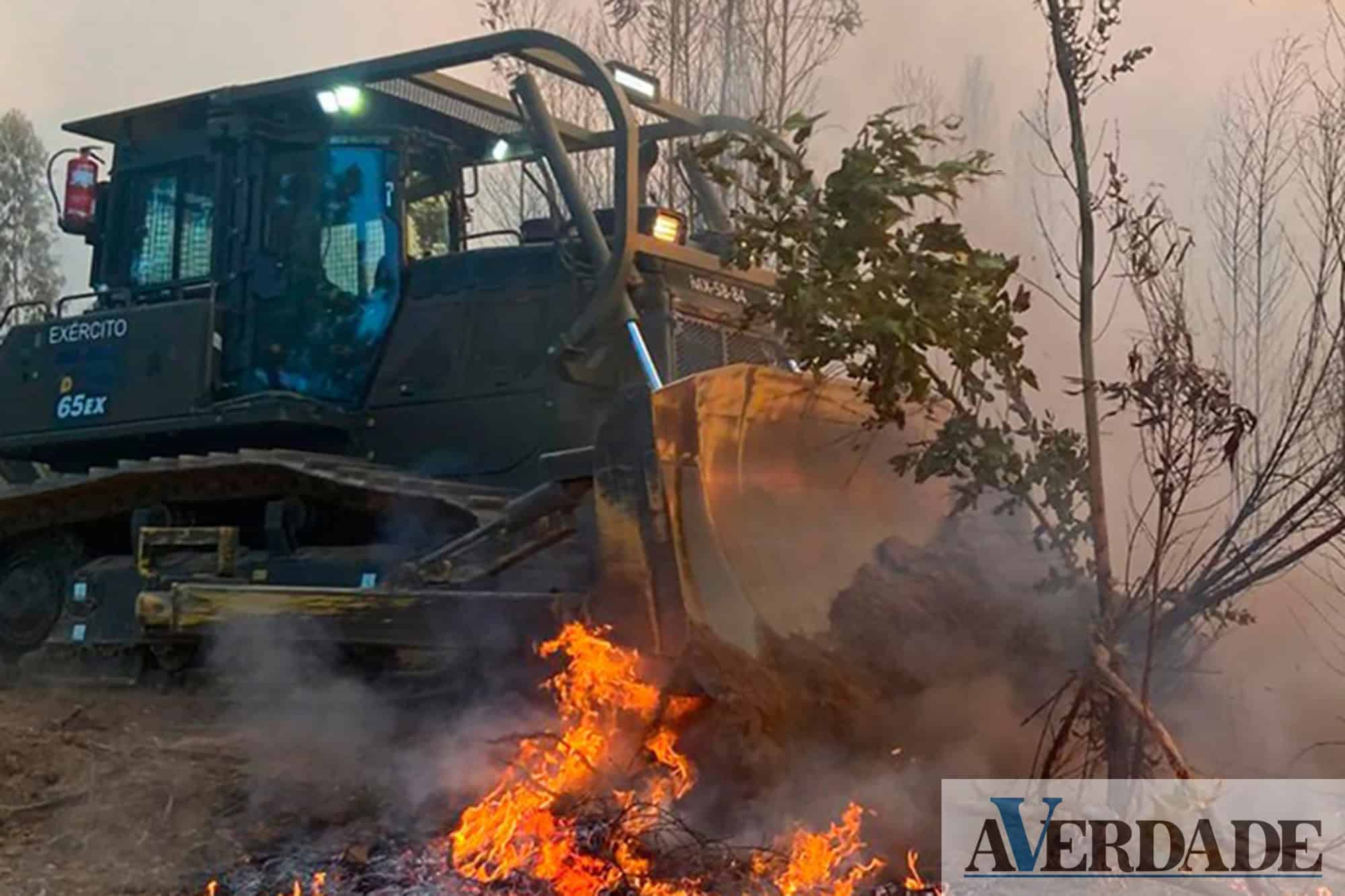 Exército reforça combate aos incêndios em Cinfães