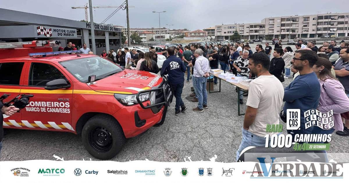Motor Clube do Marco dinamizou passeio solidário de apoio aos bombeiros voluntários
